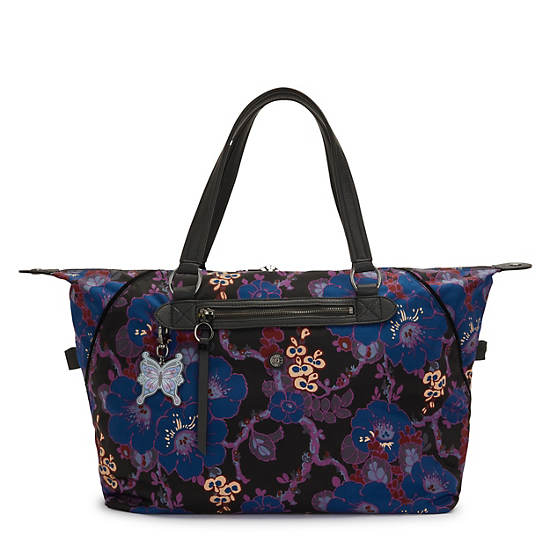 Kipling Art Medium Anna Sui Tote Veske Svarte Camouflage | NO 1760YX